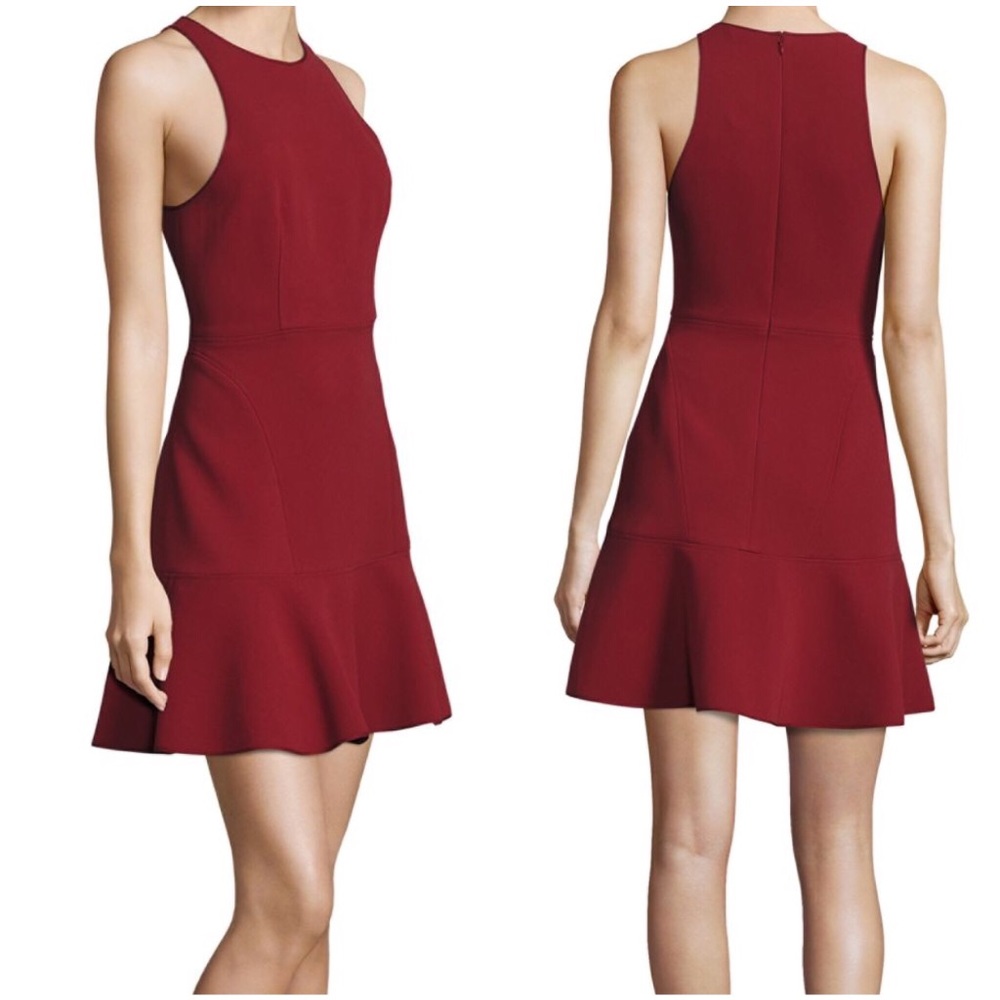 THEORY Felicitina Ruffled Hem Dress